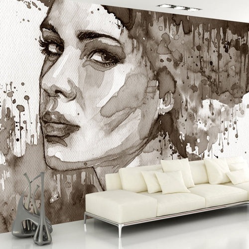 Papier Peint - Black Lady - Intissé
