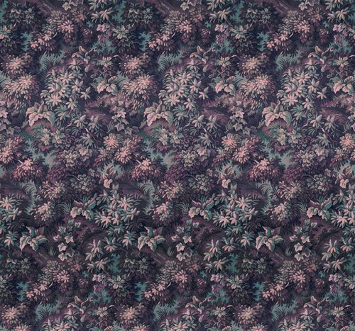 Komar Botanique Aubergine Papier Peint Intissé 300x280cm 6 bandes | Yourdecoration.fr