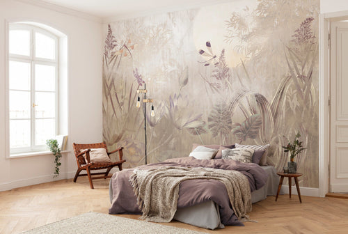 Komar Dragonfly Pond Intisse Papier Peint 350X250cm 7 Bandes Interieur | Yourdecoration.fr