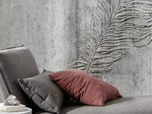 Komar Intisse Papier Peint X7 1023 Concrete Feather Int Detail | Yourdecoration.fr