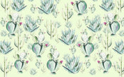Komar Cactus Green Papier Peint Intissé 400x250cm 4 bandes | Yourdecoration.fr