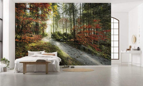 Komar Feuerzungen Papier Peint Intissé 450x280cm 9 bandes ambiance | Yourdecoration.fr