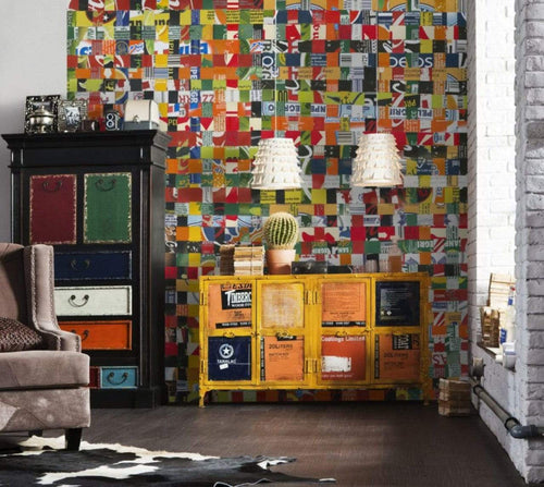 Komar Bibite Papier Peint 150x250cm 3 bandes ambiance | Yourdecoration.fr